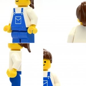 Blue Overalls Girl